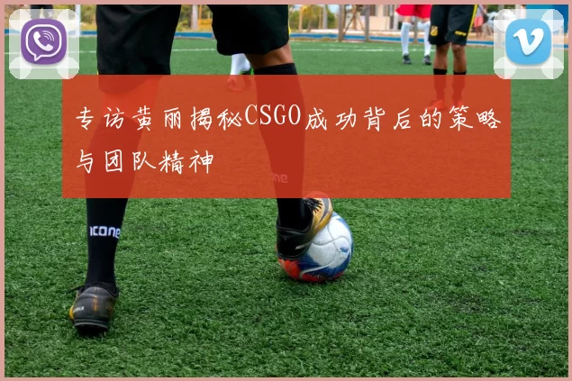 专访黄丽揭秘CSGO成功背后的策略与团队精神