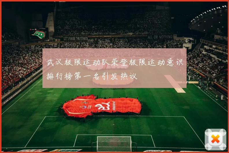 武汉极限运动队荣登极限运动意识排行榜第一名引发热议