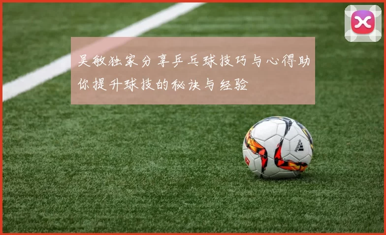 吴敏独家分享乒乓球技巧与心得助你提升球技的秘诀与经验