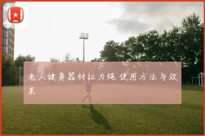 老人健身器材拉力绳 使用方法与效果